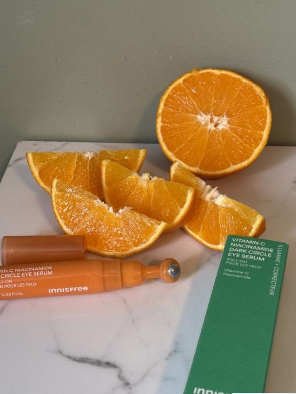 innisfree 
Vitamin C Niacinamide Brightening Eye s3rum for Dark Circles